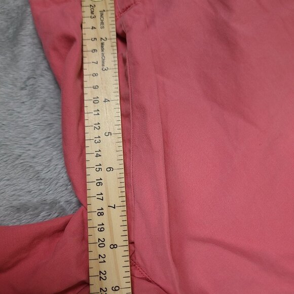 Vineyard Vines Links Shorts Mens Size 38 Coral Flat‎ Front 100% Cotton - Picture 6 of 8